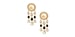 Image of Gucci Inspired Bling Bee Dangling Earrings (Gold)