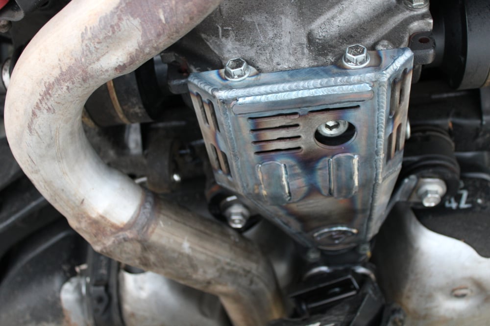 Differential skid plate