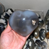 Image 2 of Orca Agate Heart A