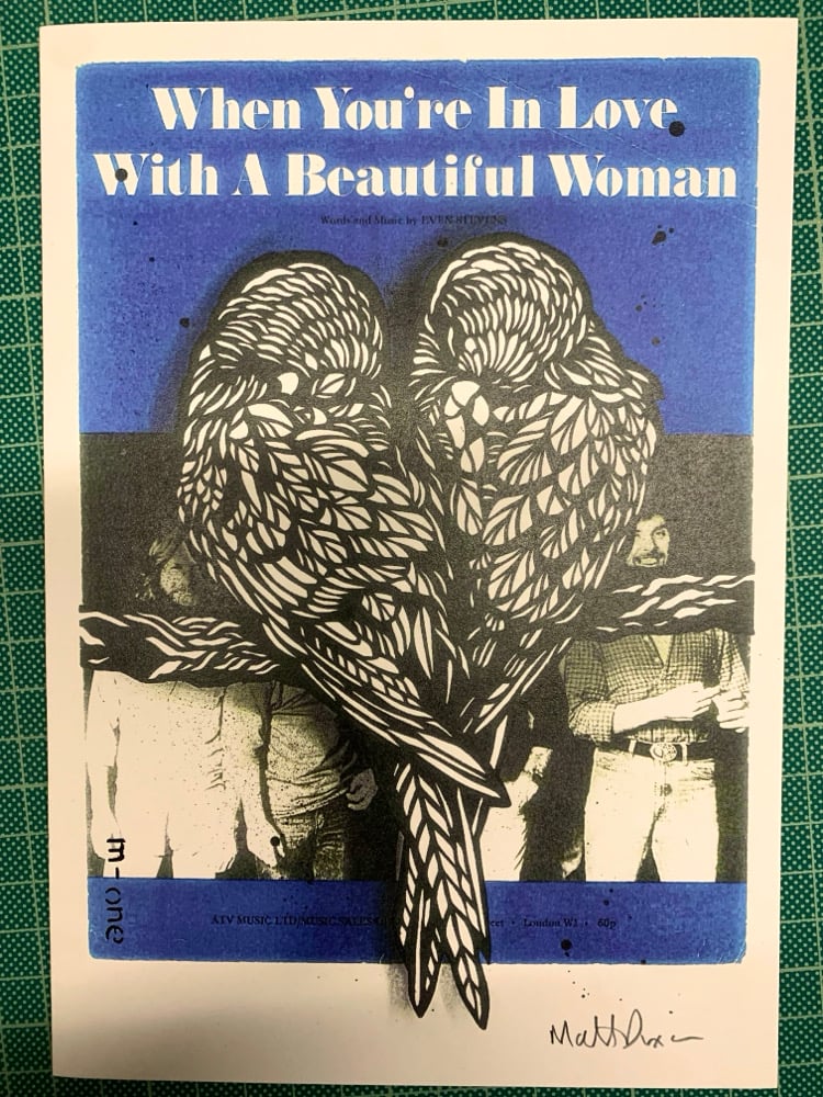 Image of ‘When You’re In Love With A Beautiful Woman’ A5 Print/Greetings Card