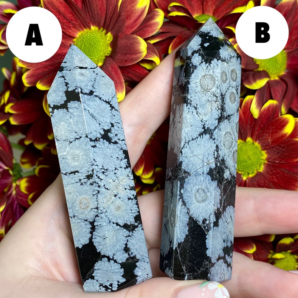 Image of Snowflake Obsidian Tower