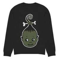 Image 11 of Shrunken Kewp Knitted crew neck sweater
