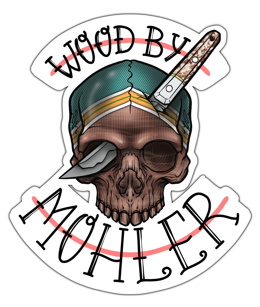 Image of 4” WBM Tanto Skull Sticker