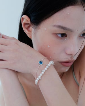 Image of LOWOOL -  Dew Pearl Silver Bracelet