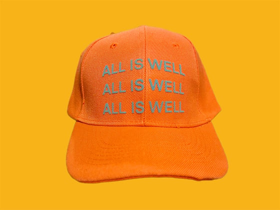 Image of ALL IS WELL 3X DOPE DAD CAP (ORANGE SODA)