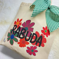 Bolsa RABUDA. Con chapiña e lazo.