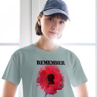 Image 4 of Remember our Fallen Women’s crop top