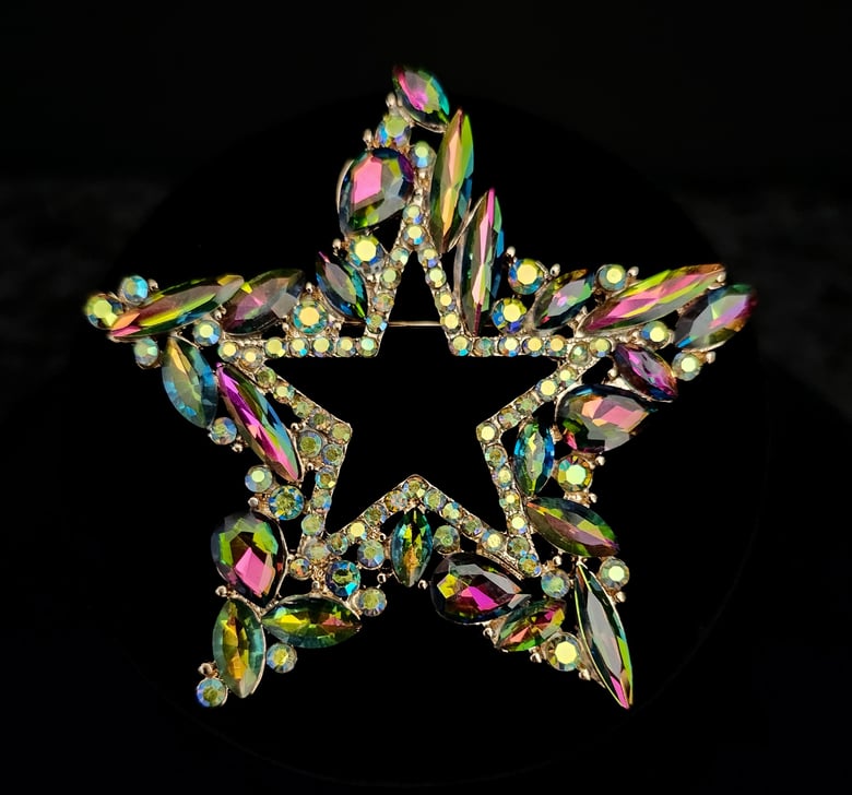 Image of Iridescent Star Brooch