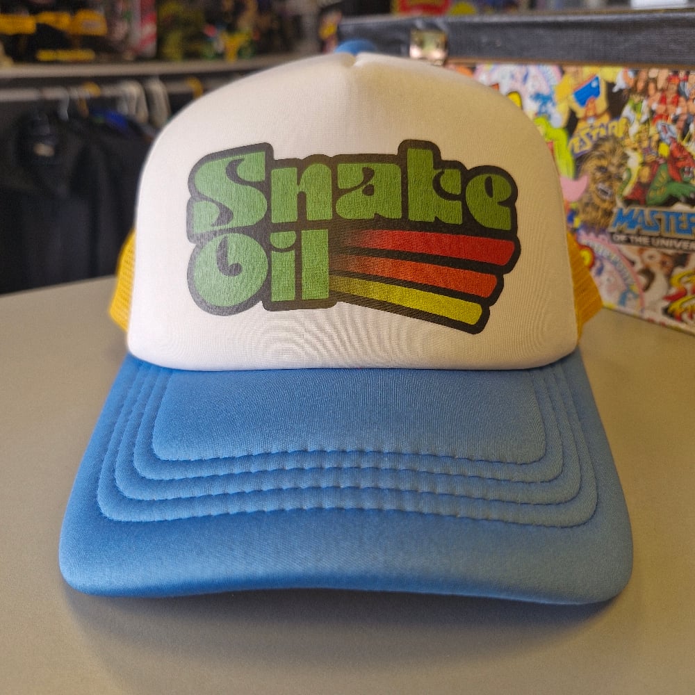 Image of Snake Oil MASK Trucker Snapback Hat