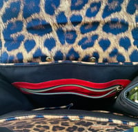 Image 4 of Red Bottom Mini Backpack - Leopard