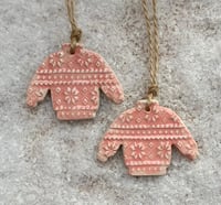 Image 10 of Ceramic Christmas Jumpers (set of 2)