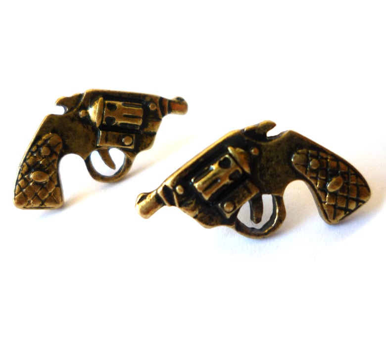 Image of Pistol Stud Earrings