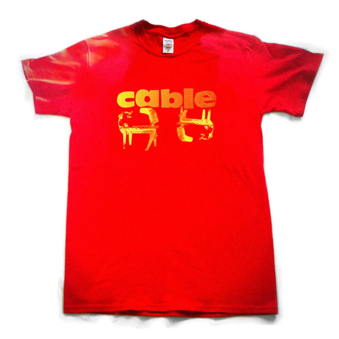 Image of Mens T-shirt. Red