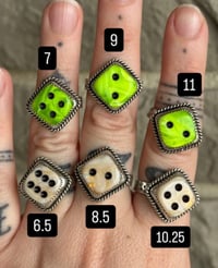 Image 2 of Ready To Ship Dice Rings