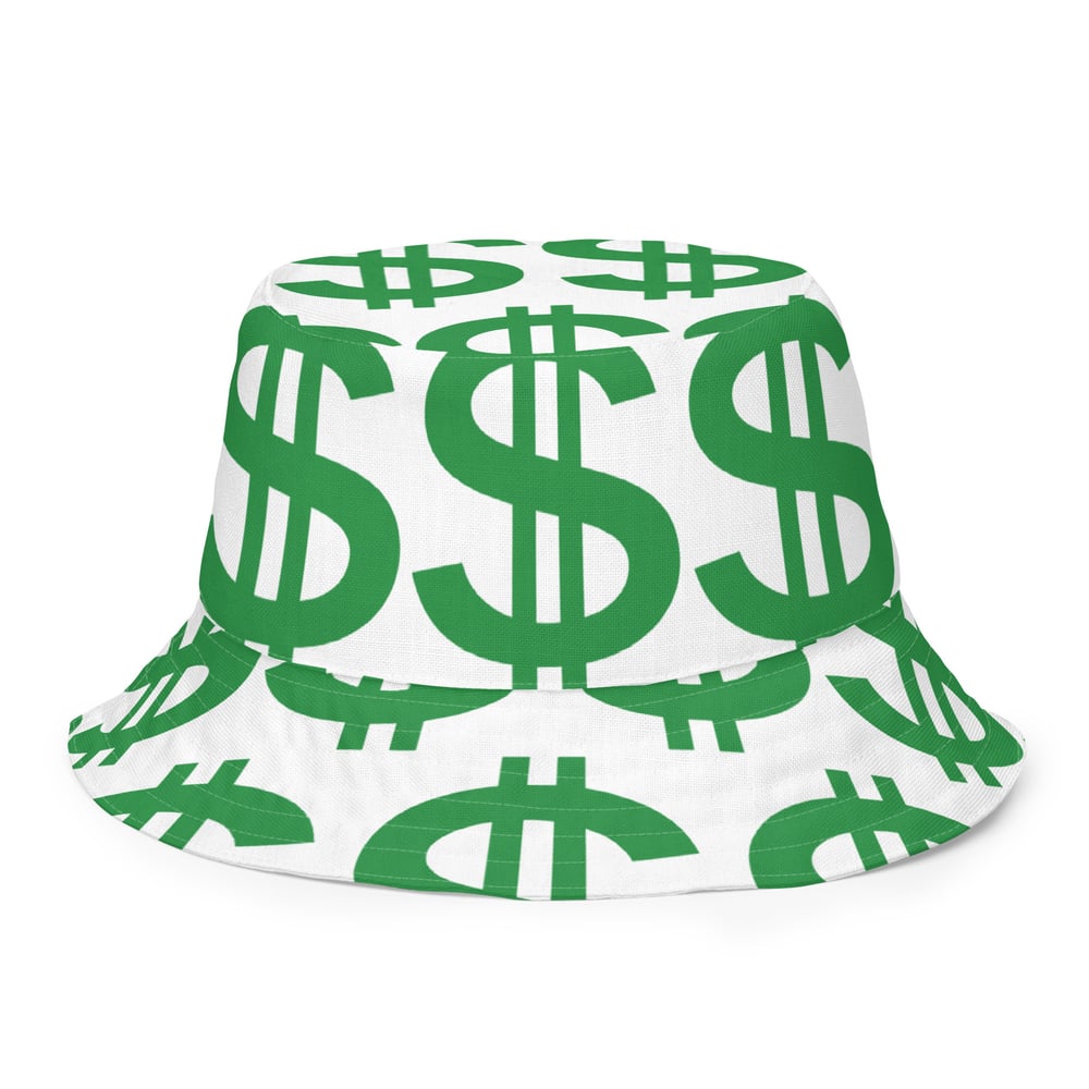 Image of Reversible Dollar Sign bucket hat