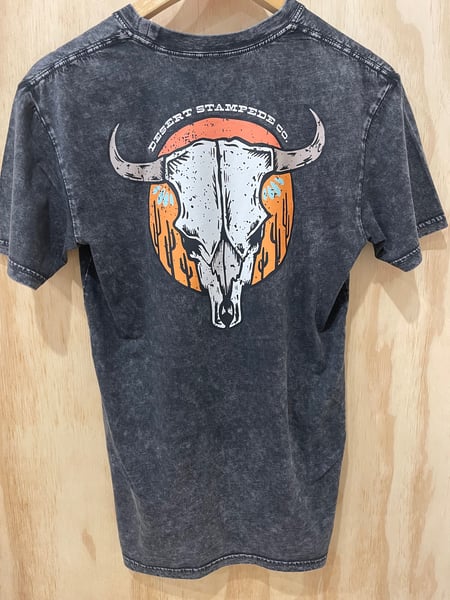 Image of Desert Stampede Co . MENS Bull Tee_M