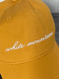 Image 2 of White Mountains Dad Hat - yellow
