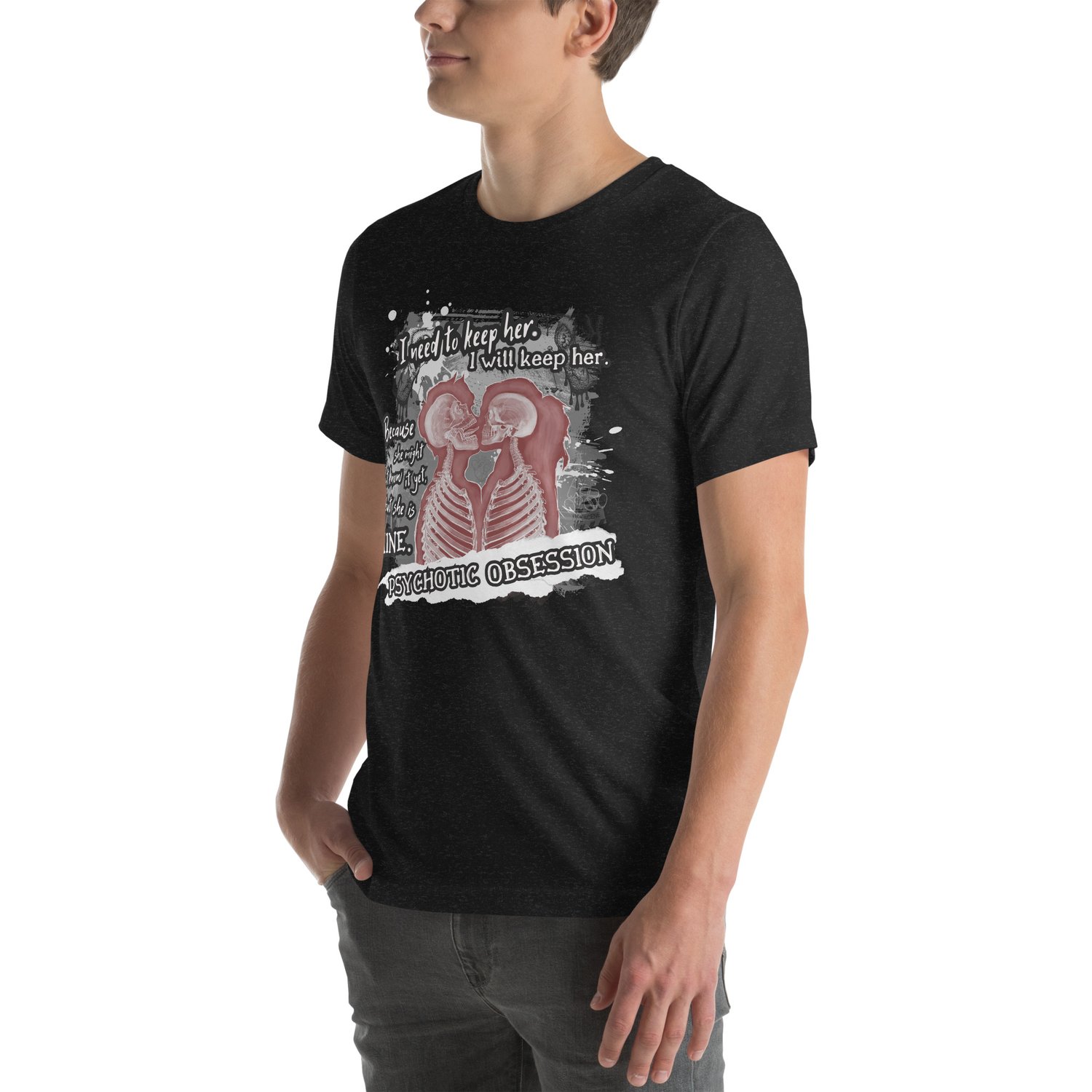 Image of Officially licensed Leigh Rivers Psychotic obsession Tobias & Aria Unisex t-shirt
