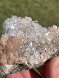 Image 9 of Glass Apophyllite, Stilbite & Chalcedony Specimen | India #3042