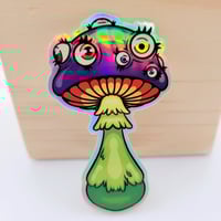 Mushroom sticker