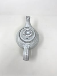 Image 3 of Small White Organic Glaze Tea Pot