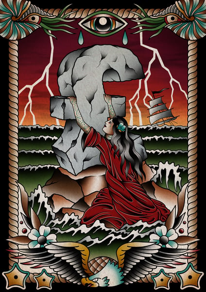 Image of ROCK OF AGES PRINT