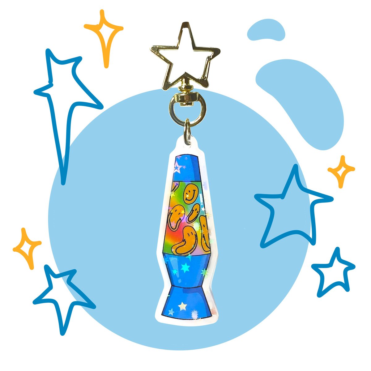 lava lamp keychain | faereii