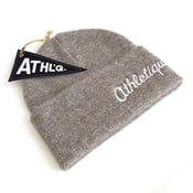 Image of Athletic Grey 'WARM UP' beanie