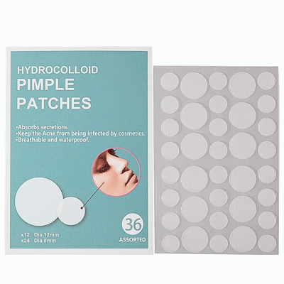 Image of Clear Invisible Hydrocolloid Pimple Acne Patch 