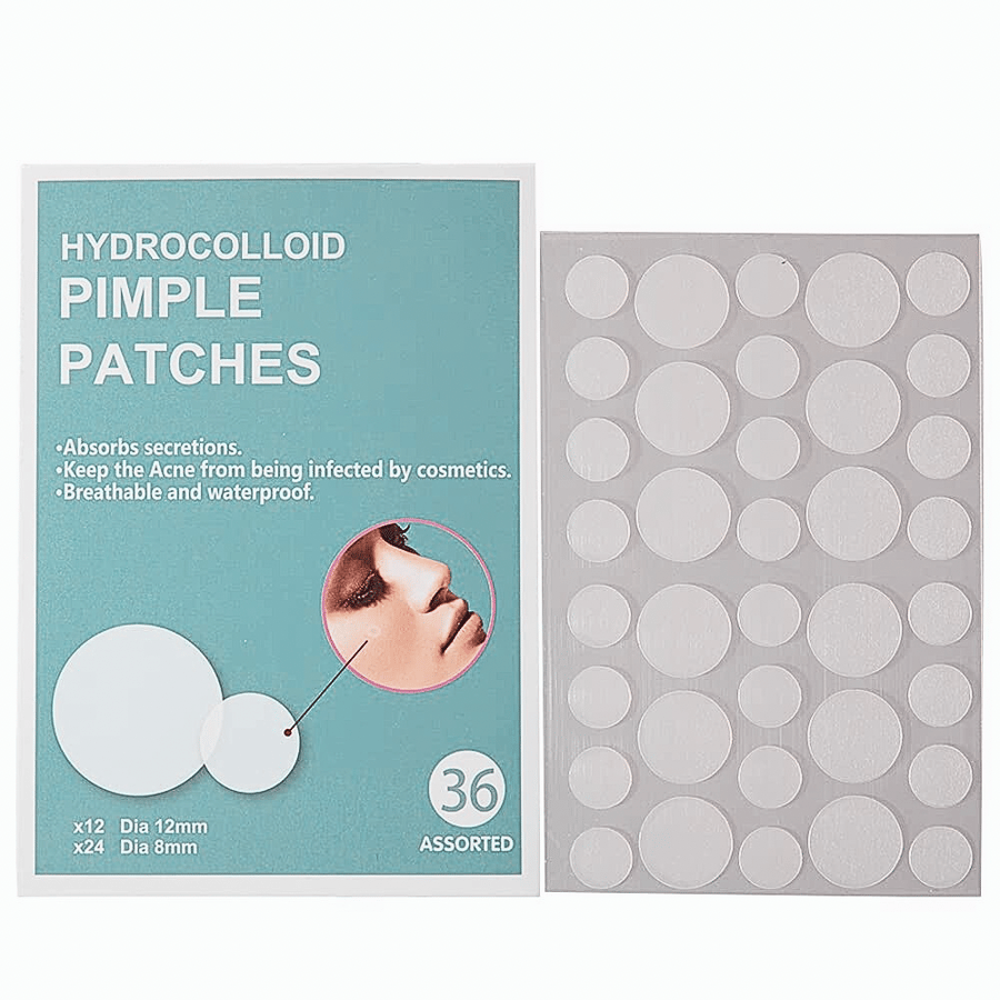 Image of Clear Invisible Hydrocolloid Pimple Acne Patch 