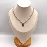 Image 2 of Silver Evil Eye Necklace