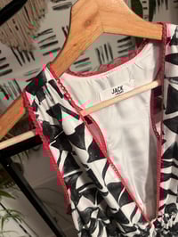 Image 2 of triangle racer back printed dress