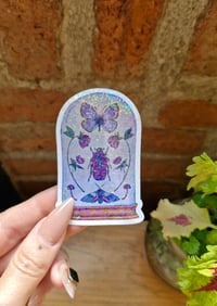 Image 2 of February Dome Holographic Sticker