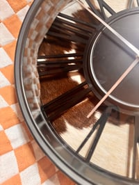 Image 7 of Brown Hide Clock 
