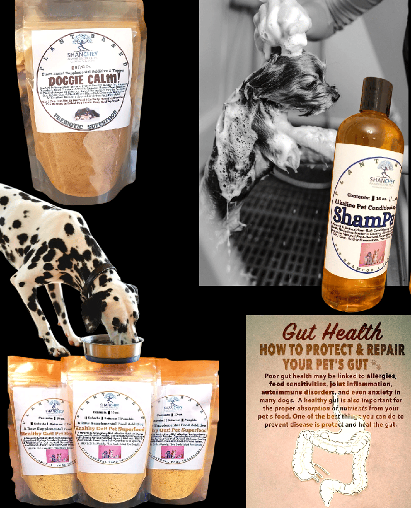 PETS. Doggie Calm! Prebiotic Superfood. Squash/Fruit Toppers. ShamPaws Wash/Shampoo. 