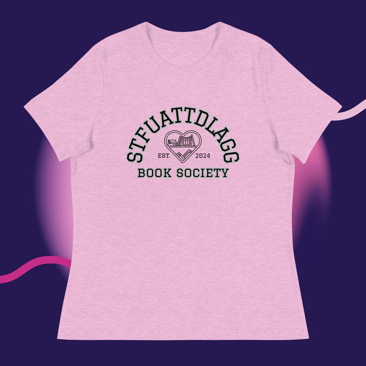 Image of STFUATTDLAGG Book society Women's Relaxed T-Shirt