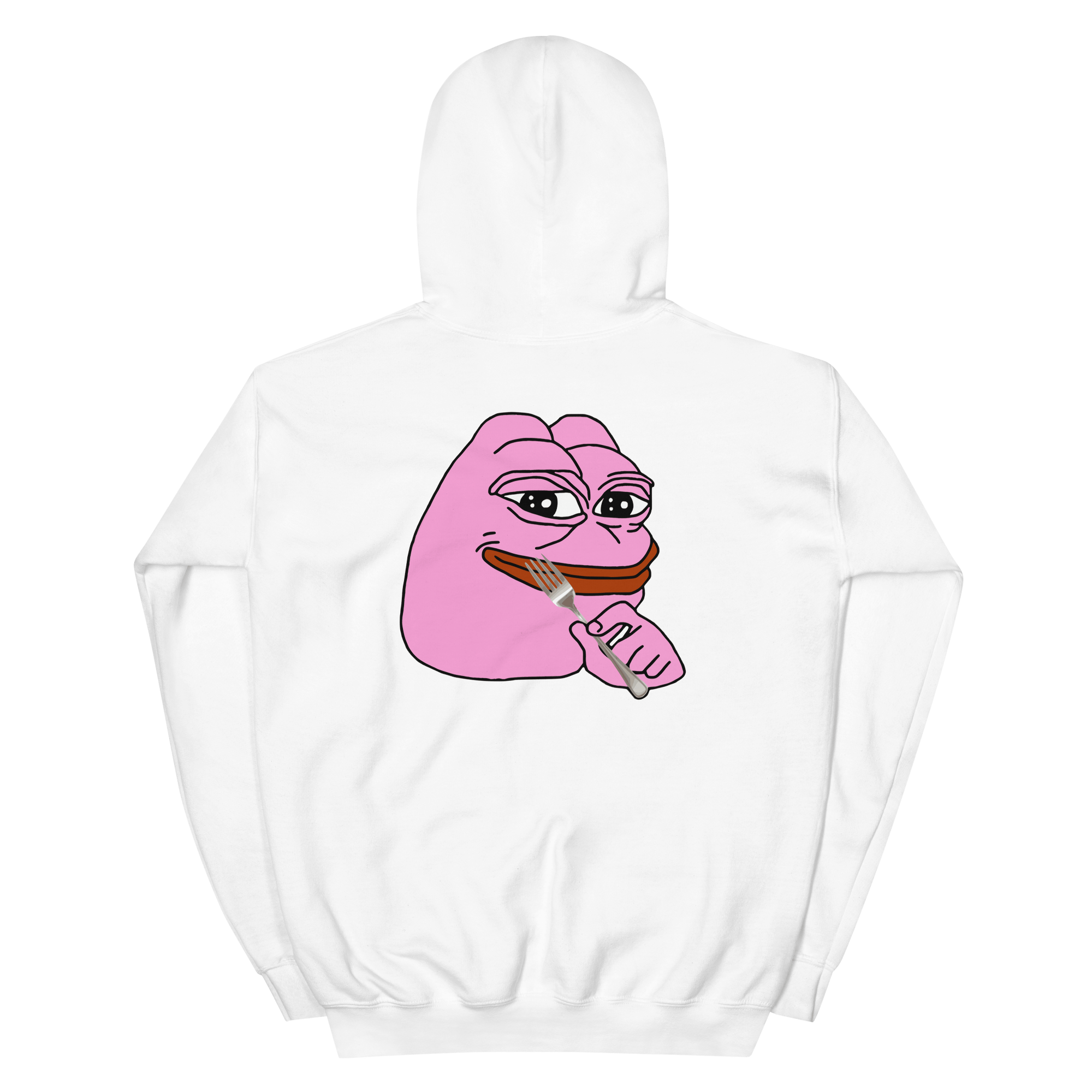 Pepe the frog pink hoodie sale