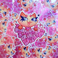 Image 2 of LPS Popular Brooke/Savvy 3" Glitter Stickers