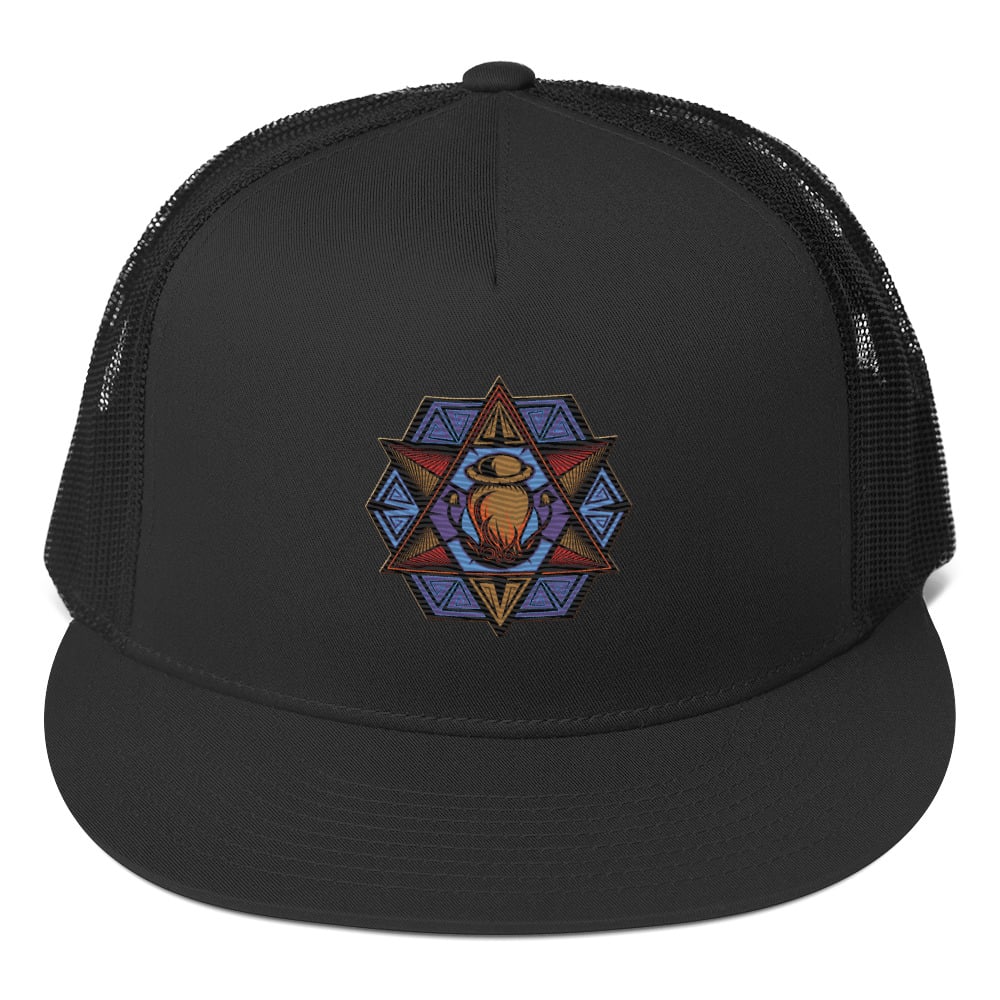 Embroidered Logo Trucker Cap