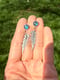 Image of Autumn Fern Leaf Labradorite Studs