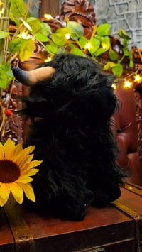 Image 2 of 👑The Armored Kingdom Baby Highland Cow Plushie