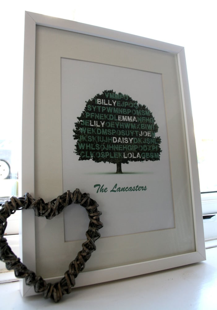 Image of "Family Tree" - Personalised Artwork