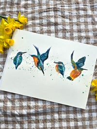Image 1 of "Kingfishers" Original