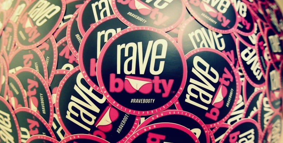 Image of Rave Booty Stickers (5 pack)