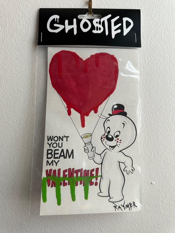 Image of Hand colored & dripped Anti-Valentines 2