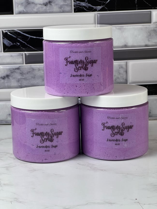 Lavender Sage Whipped Sugar Scrub
