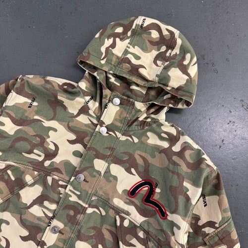 Image of Evisu Camo Patch Multi Pocket Japanese Canvas Jacket