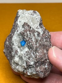 Image 5 of Large Cavansite On Matrix Specimen | India #2841