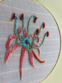 Image 2 of Original Hand Embroidery Art - Araceae No. 1