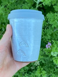 Image 2 of Dolphin Decorated Travel Cup